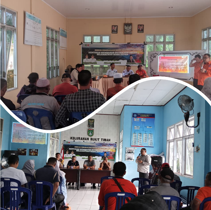 BPBD Dumai menggelar Diskusi Pengelolaan Risiko Bencana di 2 Kelurahan Rawan Bencana Kebakaran Hutan dan Lahan