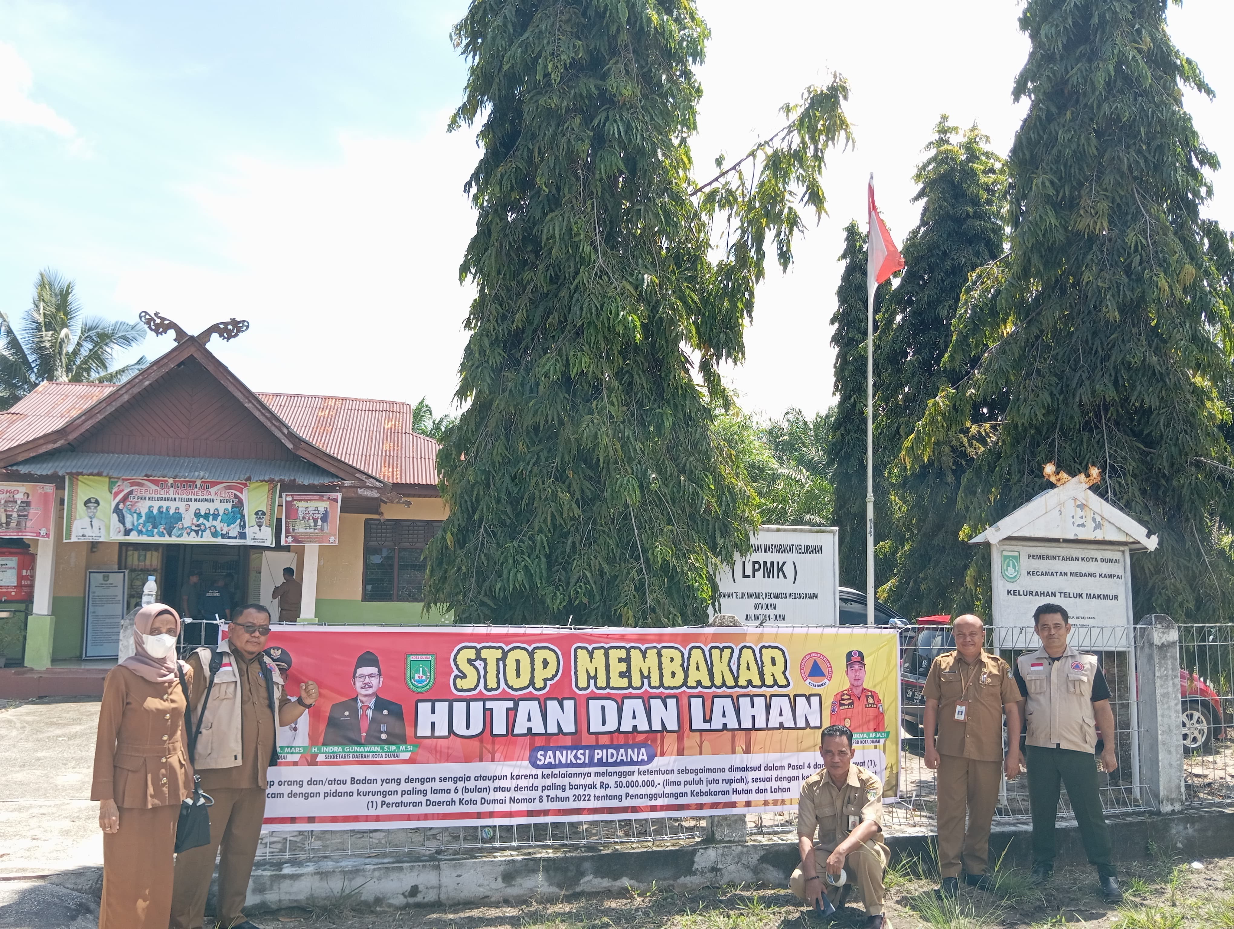 KIE BENCANA KARHUTLA KEL. TELUK MAKMUR